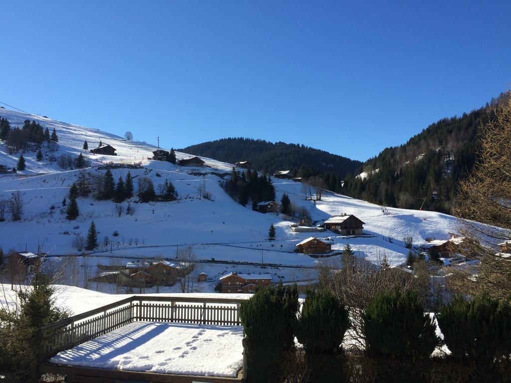 Chalet-Hotel Du Borderan La Clusaz Exteriör bild